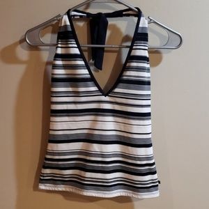 Nautica Halter Style Bathing Suit Top Size 8